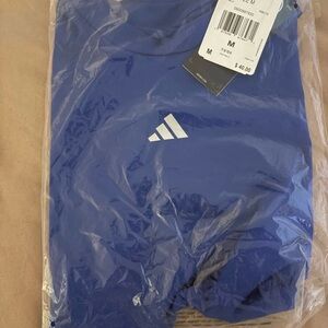 adidas Royal Blue Tee with White Logo